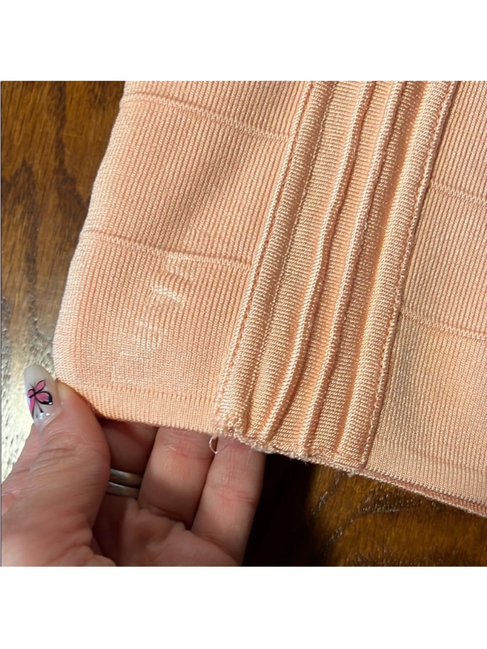 Guess • Women’s XS • Peachy Pink • Sleeveless Bodycon Bandage • Mini Dress - Picture 7 of 13